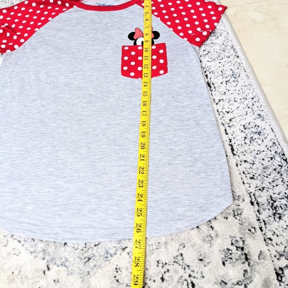 ⭐ Girls Minnie Mouse Polka Dot Pocket Tee⭐ - Picture 9 of 12